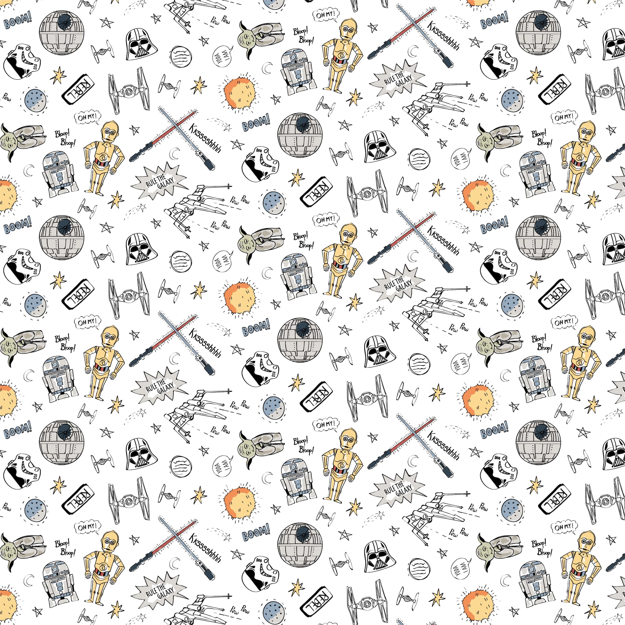 Star Wars™ Astro Cotton Fabric